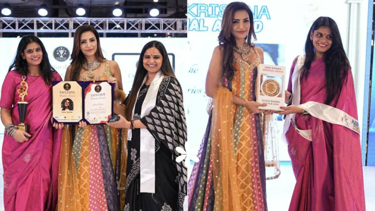 Seher Hashmi Honored with Exclusive Stardom Awards 2025 and Asha–Krishna Memorial Award in Jaipur