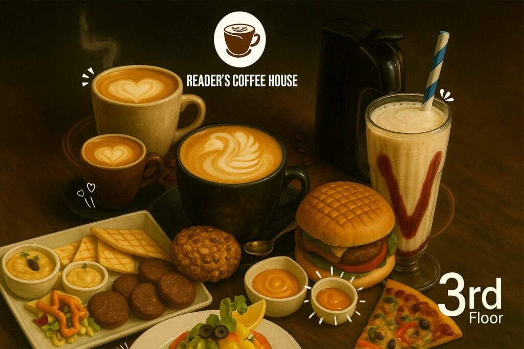 Reader’s Coffee House: The Best Café in Noida for Coffee & Food Lovers.
