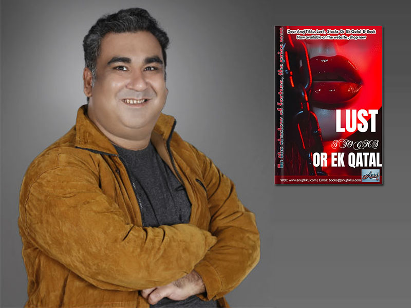 Cult Author Anuj Tikku Launches 61st Book, Lust, Stocks Aur Ek Qatal.