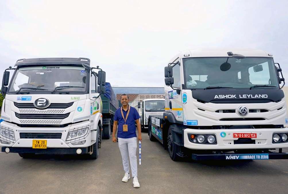 NHEV and TRANSVOLT join hands on World EV Day to deploy 1000 electric trucks