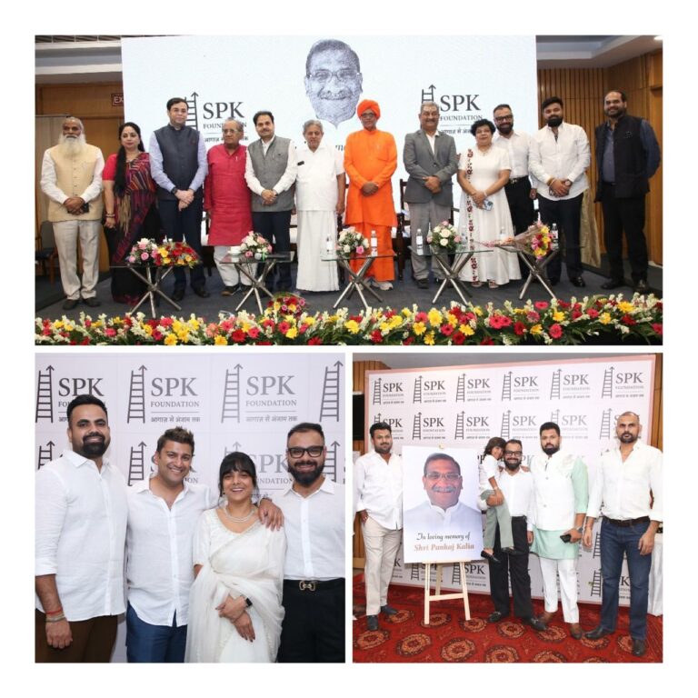 SPK Foundation Launched in New Delhi to Carry Forward a Legacy of Service