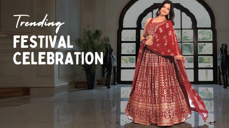 Festive Fashion Alert! Trendy Lehenga Choli Collection from Zeel Clothing