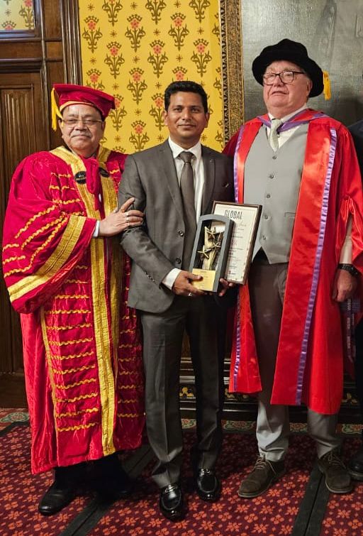 Sachin Rai and SRIT Honoured at UK Parliament with Entrepreneurship Award for Innovation in Laptop Rental and Digital Access