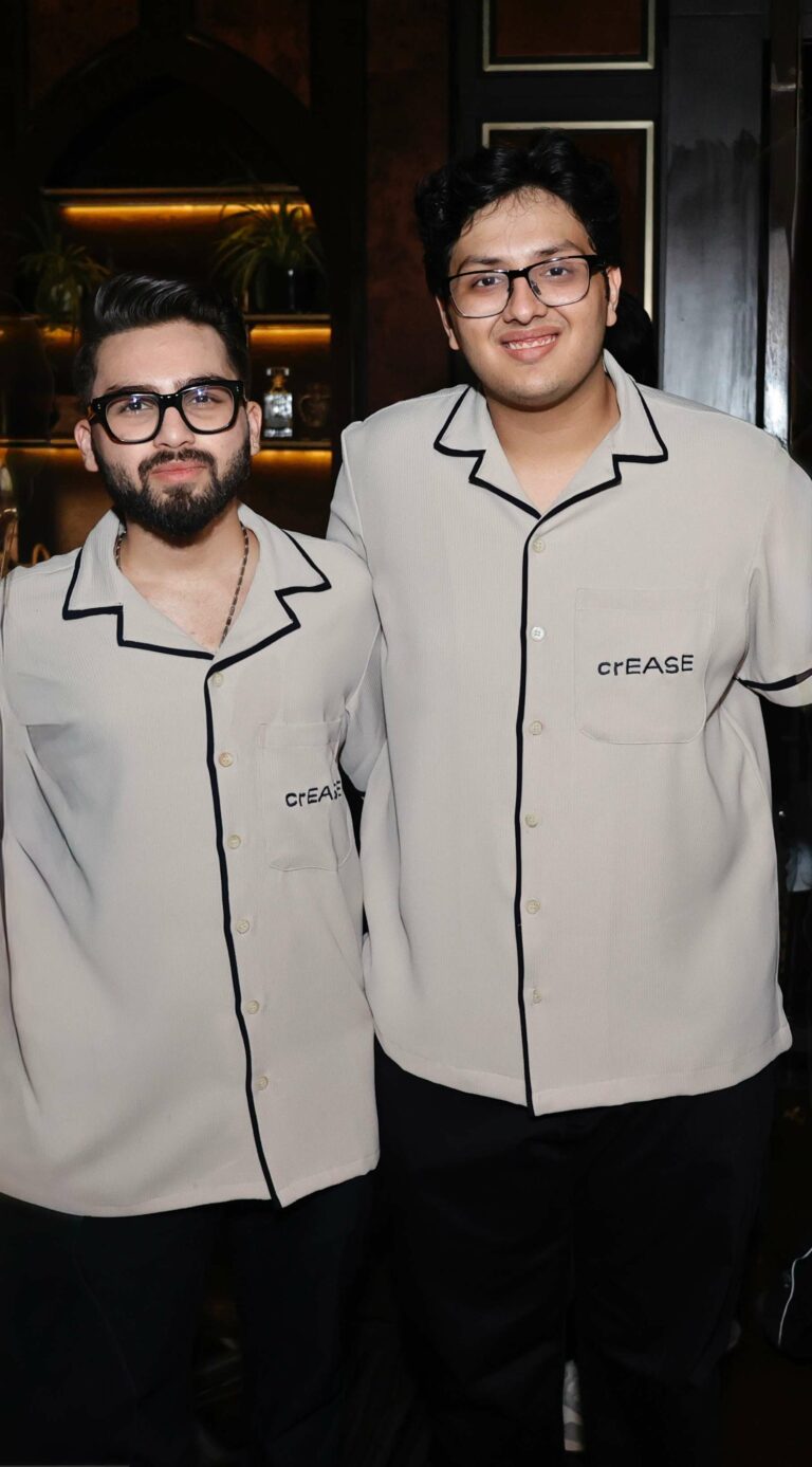Dynamic Entrepreneurs Chinmay Khakkhar and Vedang Jain Announce Grand crEASE Launch, Revolutionizing Wrinkle-Free Living in Mumbai