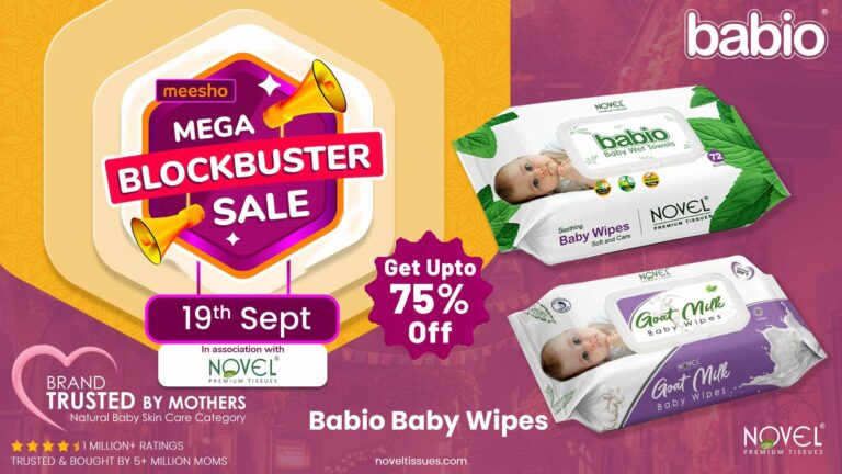 Novel Babio Baby Products Bring Gentle Care and Unbeatable Discounts to Meesho MEGA BLOCKBUSTER SALE