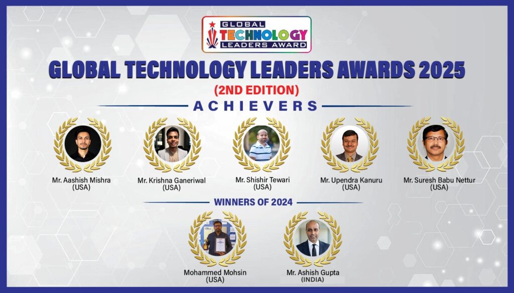Bizox Media Network organized “Global Technology Leaders Awards 2025” (2nd Edition) felicitated Awards to Individuals from INDIA, USA & UAE