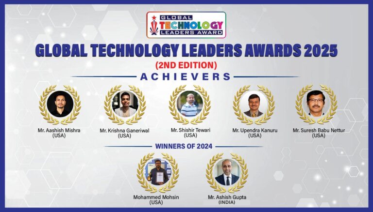 Bizox Media Network organized “Global Technology Leaders Awards 2025” (2nd Edition) felicitated Awards to Individuals from INDIA, USA & UAE