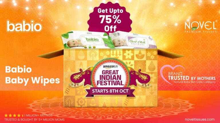Amazon Great Indian Sale: Bring Big Savings on Novel Babio Baby Products for Indian Parents