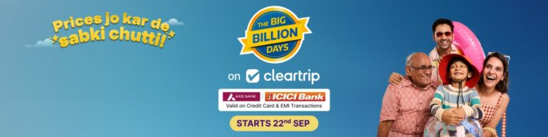 Cleartrip Unveils Unmissable Festive Travel Deals for The Big Billion Days 2025
