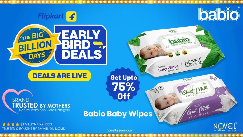 Why Novel Babio Baby Wipes are a Parent’s Best Friend during these Flipkart Big Billion Days