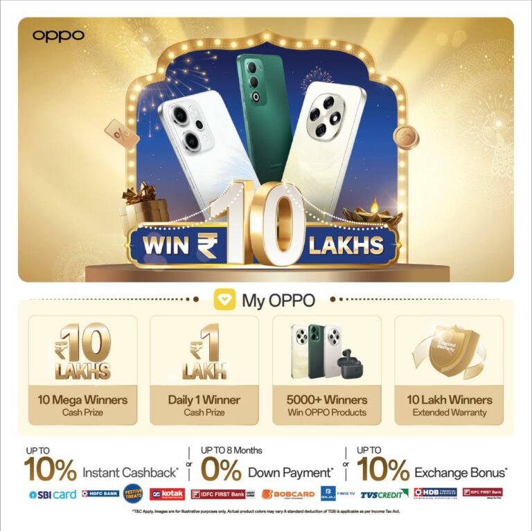 OPPO Launches the Reno14 5G Diwali Edition, Featuring Industry-First Heat-Sensitive Colour-Changing Technology for India