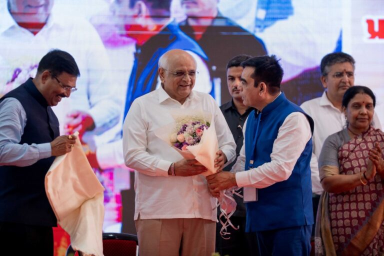75th birthday of PM Narendra Modi ,CM Bhupendra Patel,Chairman Dr Dharmendra Kumar attended Namo Amrit Maha Arogya Camp” in Gujarat