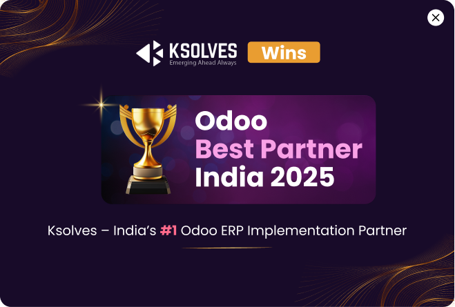 Ksolves India Limited Earned the Prestigious “Odoo Best Partner India 2025” Title