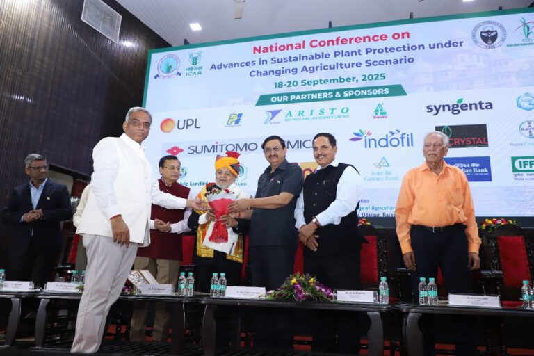Dr. R.G. Agarwal Receives Prestigious Agro-Industry Leadership Award for Transforming Indian Agriculture