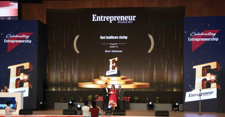 Elixir Wellness Named Healthcare Startup of the Year at Entrepreneur India 2025