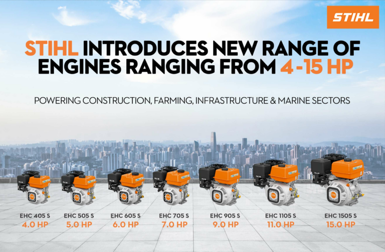 New powerhouses driving Transformation. STIHL India adds new models to its Engine Range