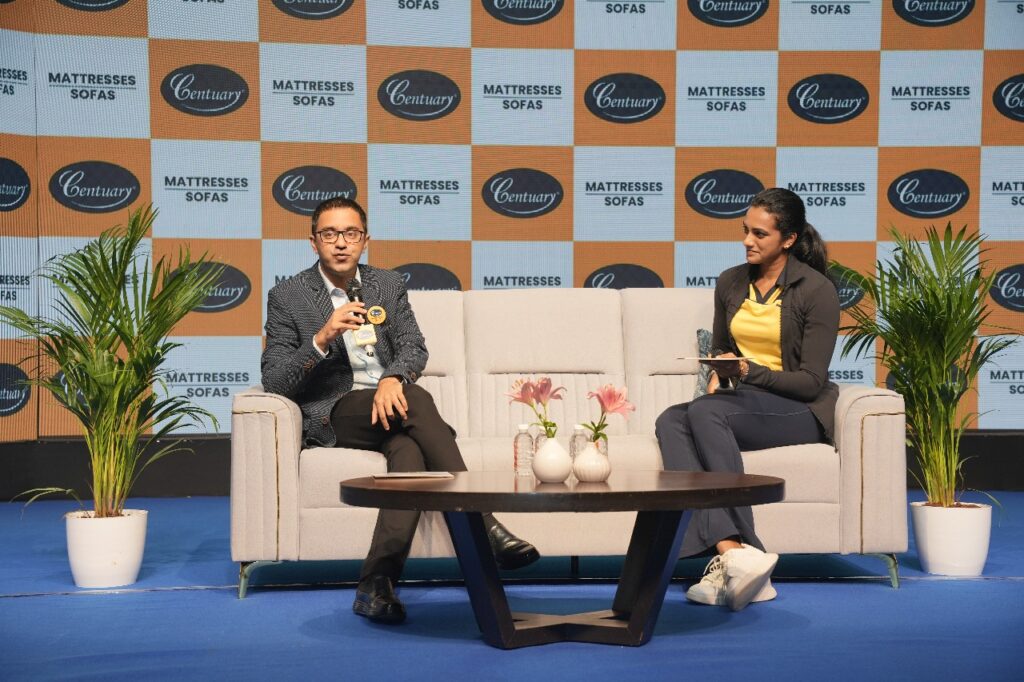 From Sleep to Seating: Centuary Mattresses expands into Sofa segment with grand launch by PV Sindhu