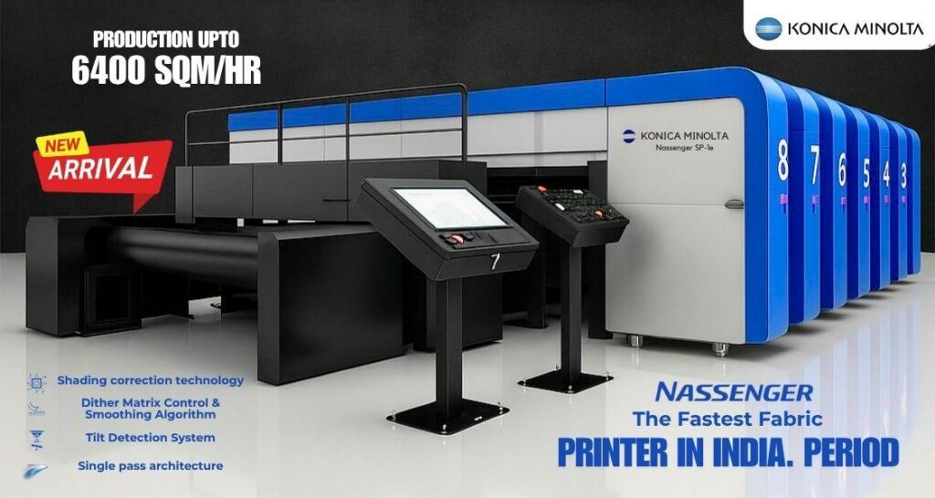 Konica Minolta Nassenger Redefines India’s Textile Industry with the Country’s Fastest & Best Digital Textile Printer