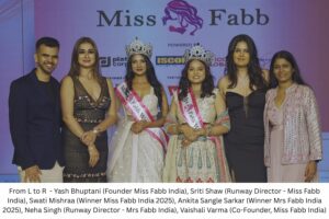 Swati Mishra is Miss Fabb India & Ankita Sangle is Mrs Fabb India
