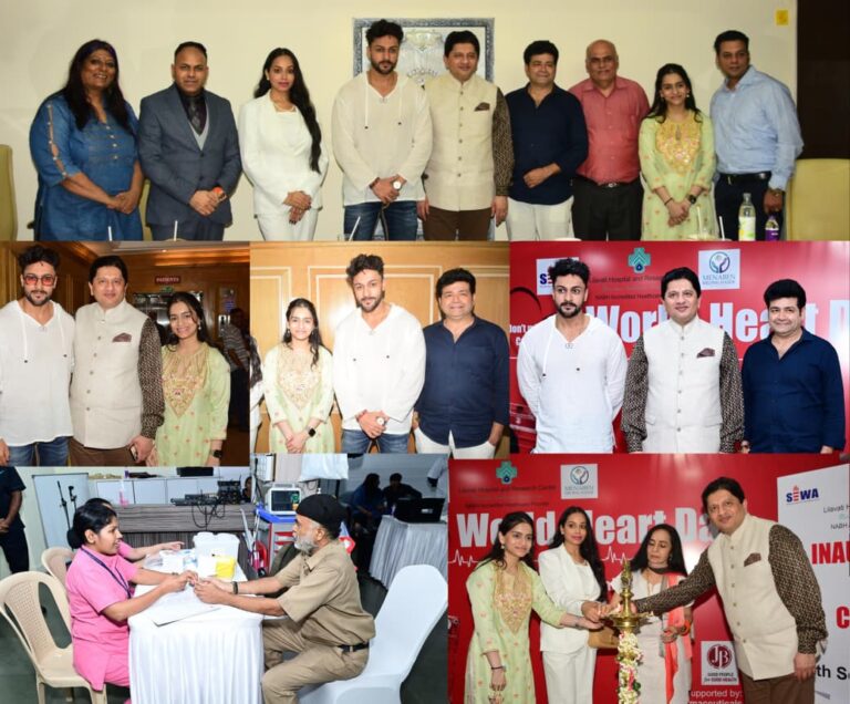 Rajiv Mehta, Shaleen Bhanot, Sujata Mehta, Pooja Mehta, Pia Roy, Heital Puniwala at Lilavati Hospital free Heart Camp