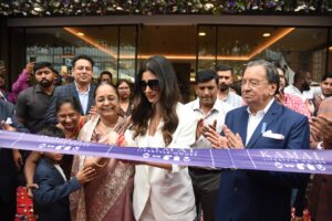 Bollywood Actress Mouni Roy Grand launched of Kamal Lifestyle House by Kamal Watch Co. At Hitech City