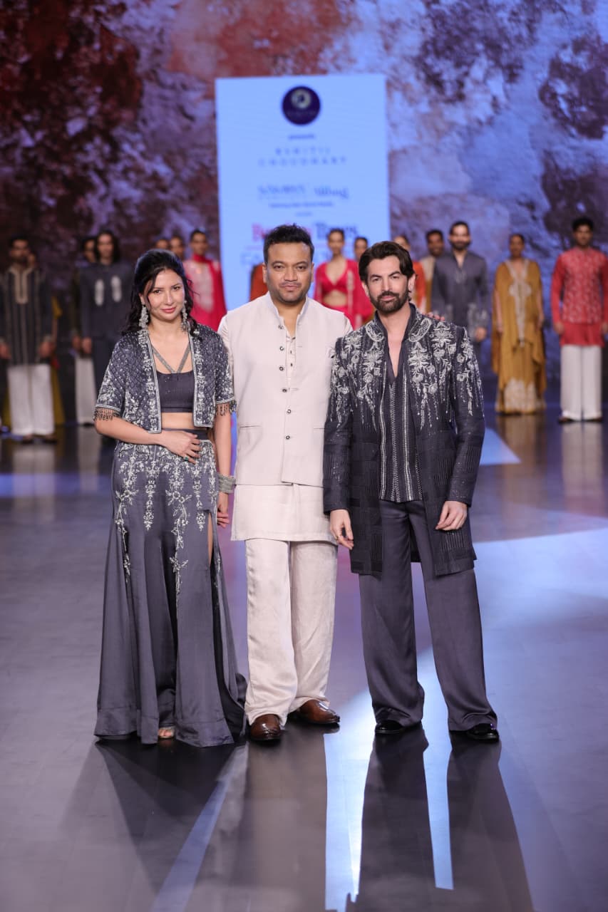 Neil Nitin Mukesh Walks as Showstopper for Designer Kshitij Choudhary’s New Couture Collection “Antarrang”