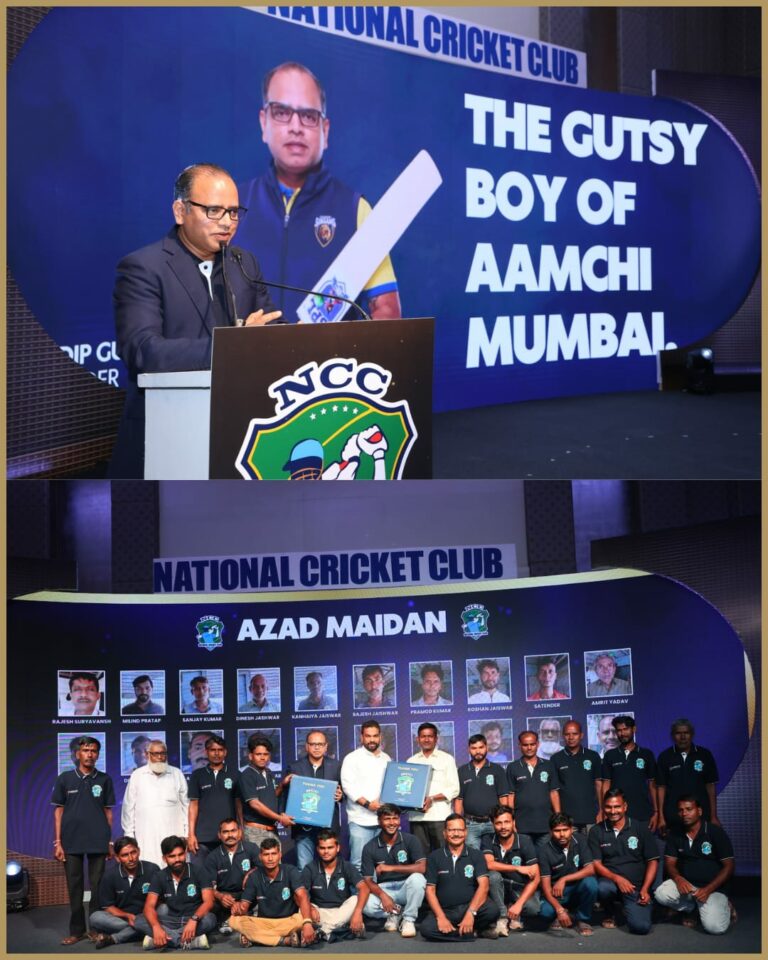 If Mumbai is Cricket’s ‘Pandhari’, Groundsmen are the ‘Poojaris'”: Rajdip Gupta, President, National Cricket Club.