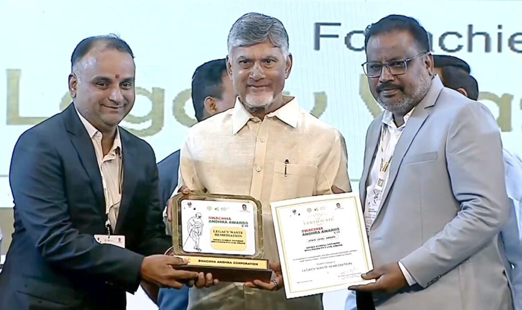 Zigma Global Environ Solutions Honoured with the Swachh Andhra Award 2025 for Excellence in Legacy Waste Management