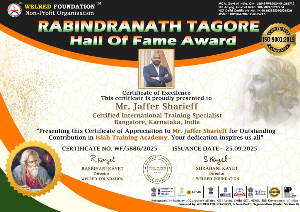 Jaffer Sharieff (J S): Empowering Minds and Transforming Lives