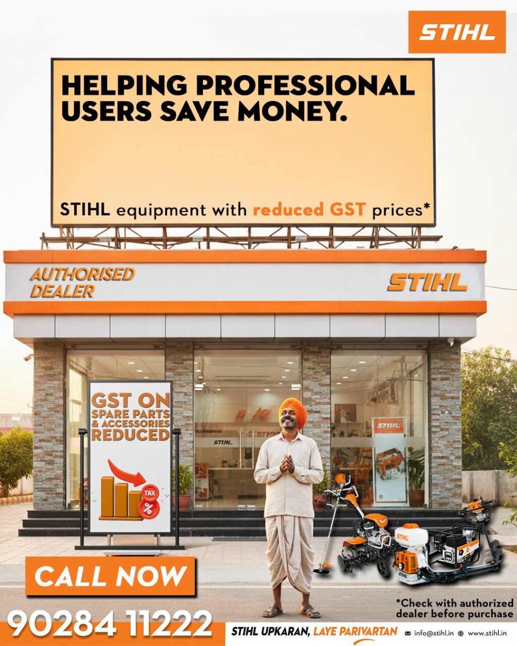 STIHL India welcomes GST rate cut, making advanced farming tools more affordable for Indian farmers