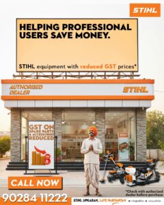 STIHL India welcomes GST rate cut, making advanced farming tools more affordable for Indian farmers