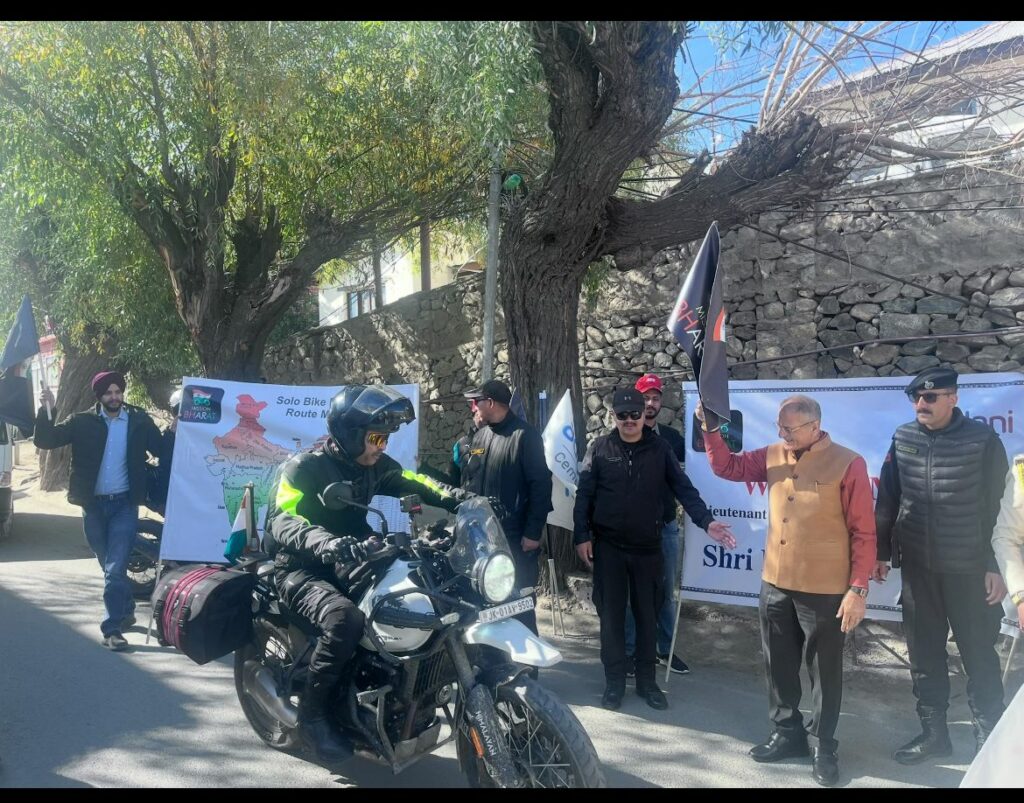 Entrepreneur from Pune embarks on ‘Mission Bharat’, a Solo-Motorbike Expedition of over 7500kms to Empower Communities Across India
