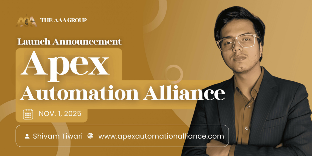 AI Strategist Shivam Tiwari Launches Apex Automation Alliance to End “AI Headaches” for Coaches and Digital Agencies