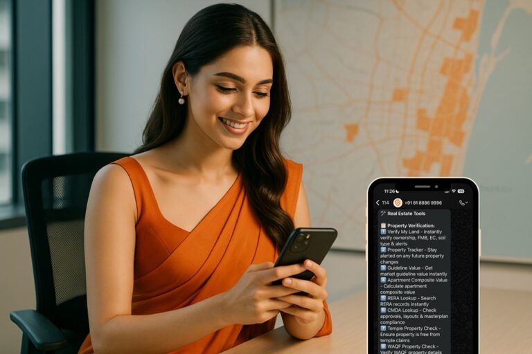 TAMIL NADU LAUNCHES NEW WHATSAPP LAND INFO SERVICE