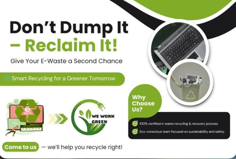 We Work Green — India’s Leading Partner in Sustainable Recycling, E-Waste,, Scrap and Office Dismantling Solutions