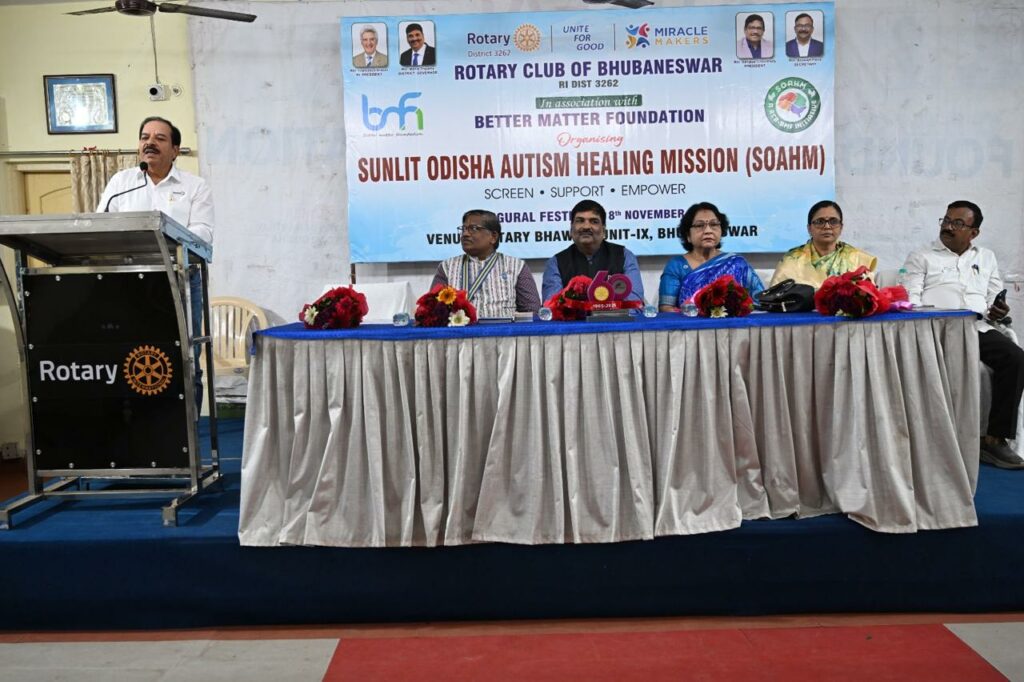 Rotary Club Launches “Sunlit Odisha Autism Healing Mission” to Empower Neurodivergent Children and Families