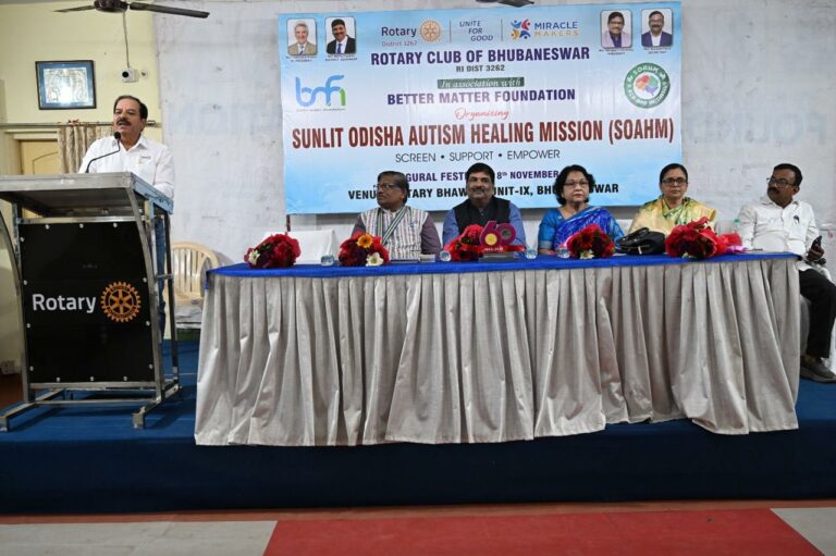 Rotary Club Launches “Sunlit Odisha Autism Healing Mission” to Empower Neurodivergent Children and Families