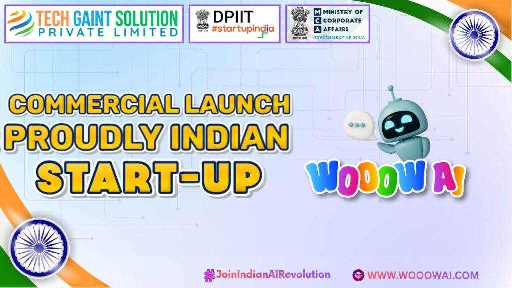 Tech Gaint Solution Pvt. Ltd. Officially Launches WOOOW AI — Empowering India’s Digital Future with an All-in-One AI Platform