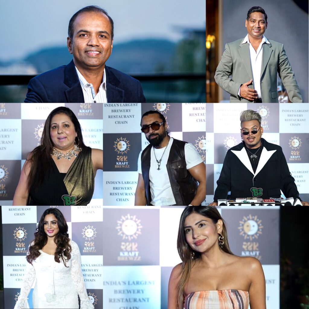 24K Kraft Brewzz Debuts With a Glamorous Launch Featuring Sana Sultan, Munisha Khatwani, Aliya Hamidi, Ajaz Khan & Eshan Masih.