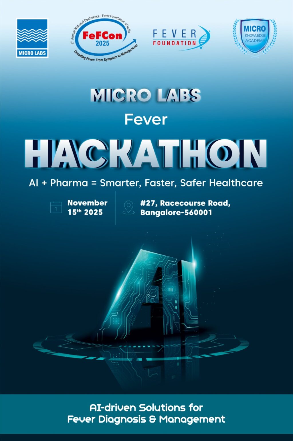Micro Labs announces AI Hackathon in the run-up to the 8th edition of the Fever Foundation of India Conference (FeFCon 2025)