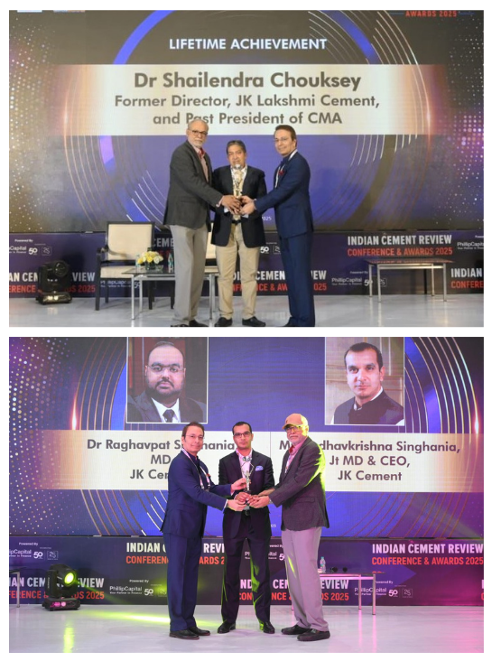 Singhania Brothers and Dr Chouksey win Indian Cement Review Awards 2025