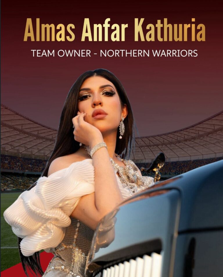 Warrior Spirit Unleashed: Almas Anfar Kathuria’s Northern Warriors Take on the Best in Abu Dhabi T10 League