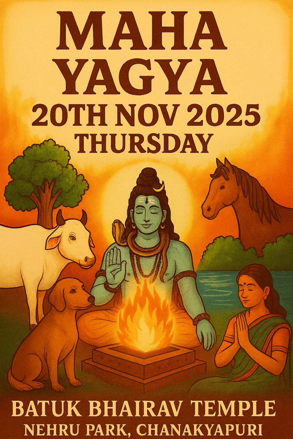 MAHA YAGYA FOR PEACE, COMPASSION & PROTECTION OF ALL LIVING BEINGS