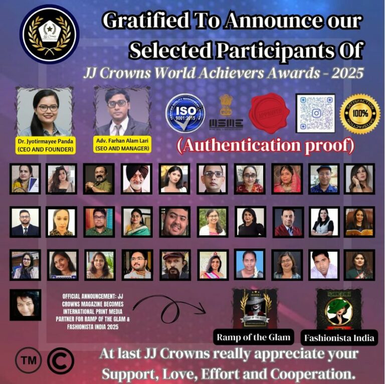 Illuminating Global Brilliance: JJ Crowns World Achievers Awards – 2025