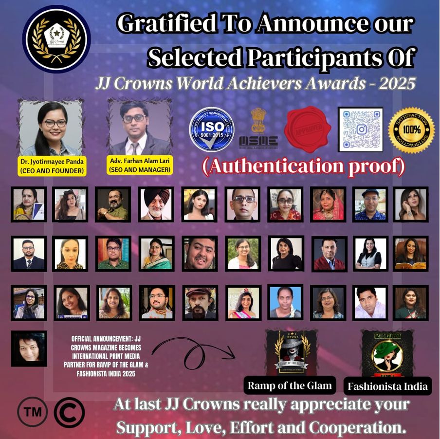 Illuminating Global Brilliance: JJ Crowns World Achievers Awards – 2025