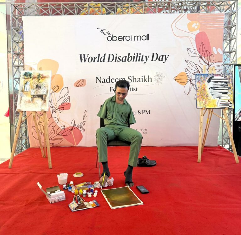 Oberoi Mall celebrates World Disability Day with an inspiring Live Art Showcase by MFPA