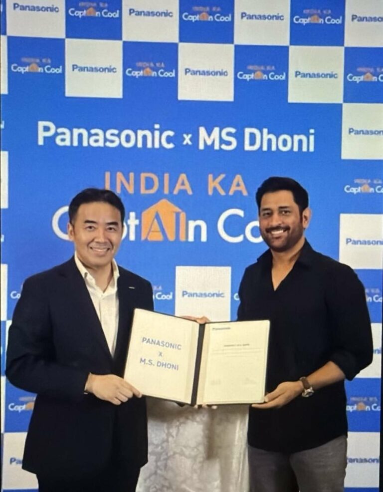 ITW Universe on-boards MS Dhoni for Panasonic Life Solutions India