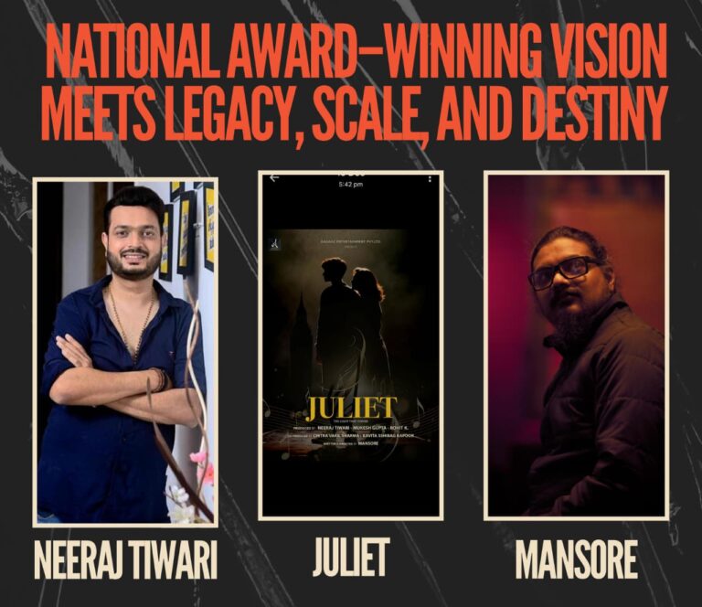 Mansore Makes His Hindi Film Debut with Neeraj Tiwari’s Juliet — Teaser Poster Unveiled