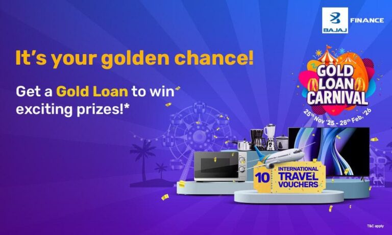 Gold Loan Carnival by Bajaj Finance combines quick funding with assured interest rate stability