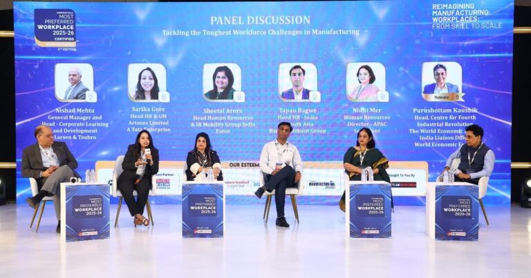 Team Marksmen Network Hosts Most Preferred Workplaces 2025–26, Bringing Together India’s Manufacturing Talent Leaders